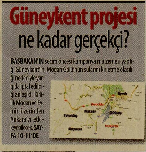 GÜNEYKENT PROJESİ NE KADAR GERÇEKÇİ?

 