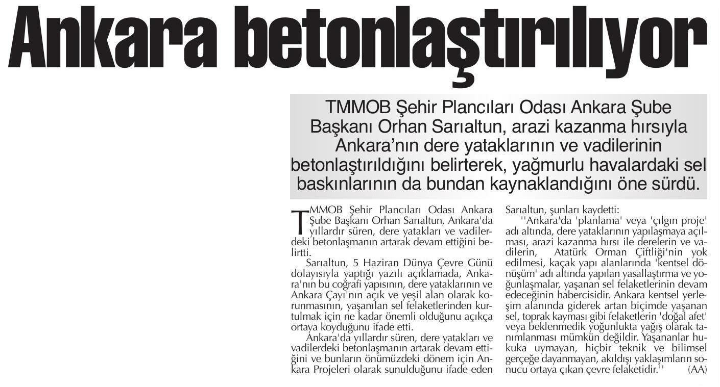 ANKARA BETONLAŞTIRILIYOR

  

 