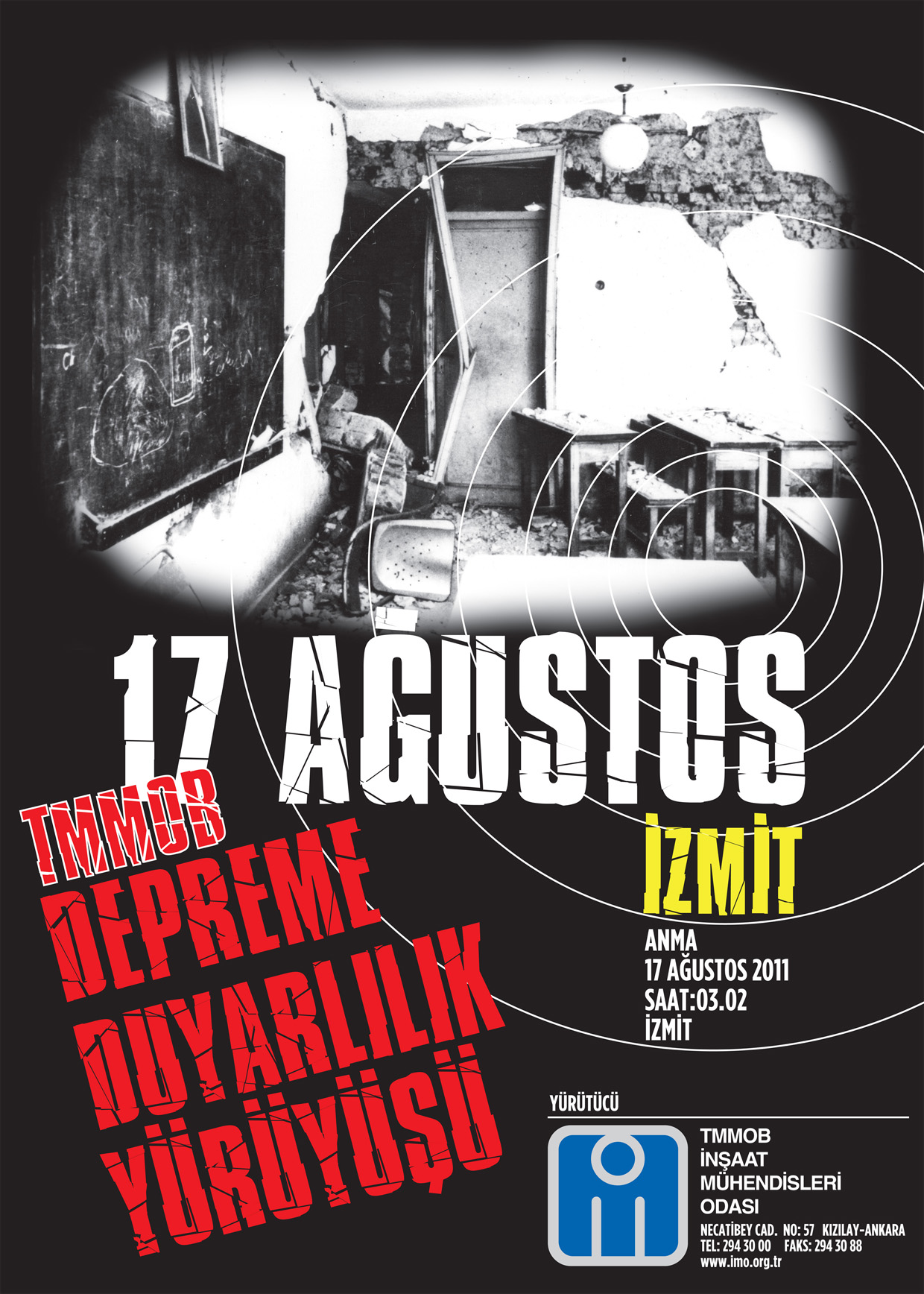 TMMOB DEPREME DUYARLILIK YÜRÜYÜŞÜ