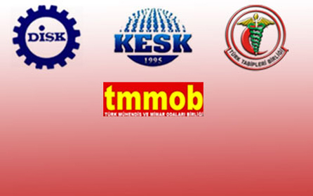 DİSK, KESK, TMMOB VE TTB 8 EKİM`DE ANKARA`DA MİTİNG DÜZENLİYOR