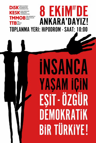 8 EKİM MİTİNGİNE ÇAĞRI