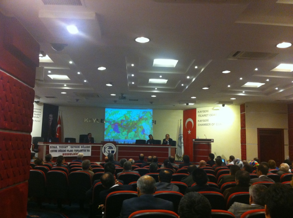 YOZGAT – SİVAS – KAYSERİ PLANLAMA BÖLGESİ 1/100 000 ÖLÇEKLİ ÇEVRE DÜZENİ PLANI BİLGİLENDİRME TOPLANTISINA KATILDIK.