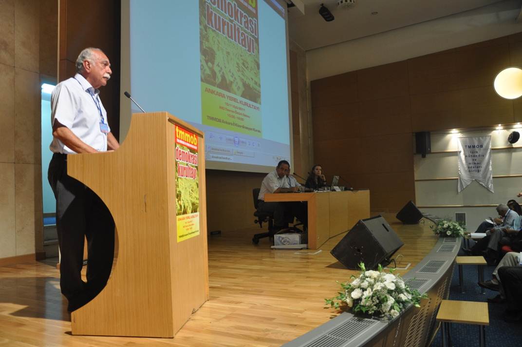 TMMOB DEMOKRASİ  KURULTAYI  ANKARA YEREL KURULTAYI GERÇEKLEŞTİ.
