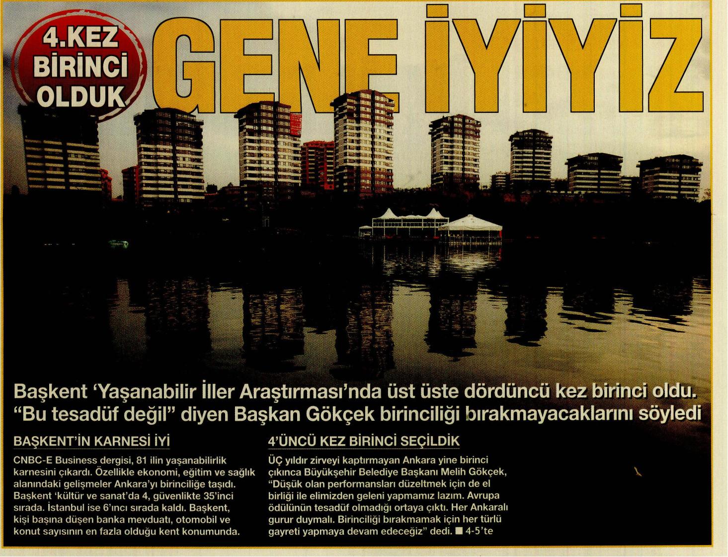 4. KEZ BİRİNCİ OLDUK

GENE İYİYİZ