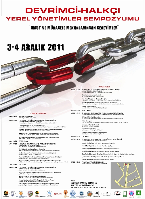 DEVRİMCİ - HALKÇI YEREL YÖNETİMLER SEMPOZYUMU
