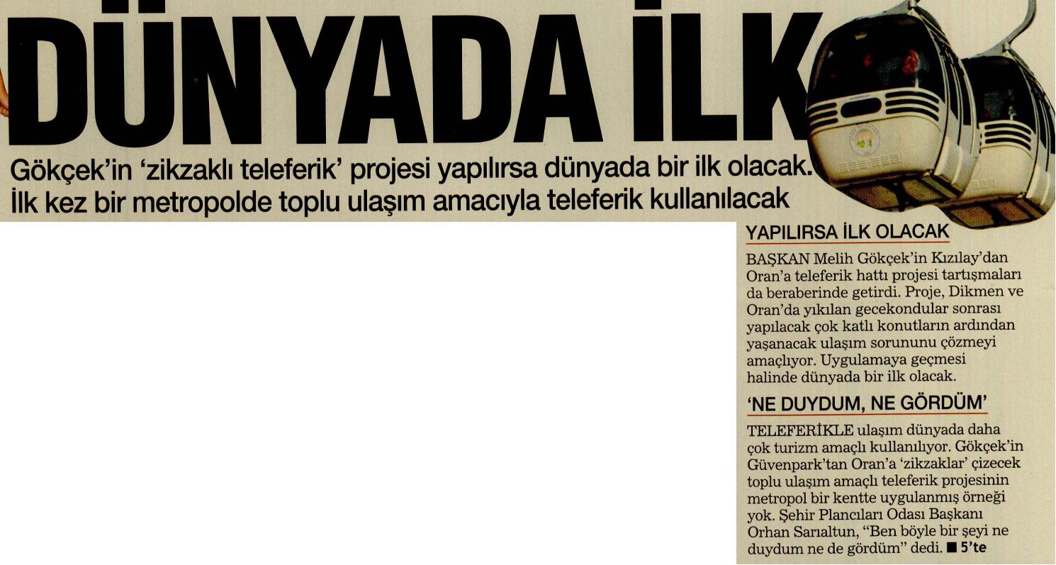 DÜNYADA İLK