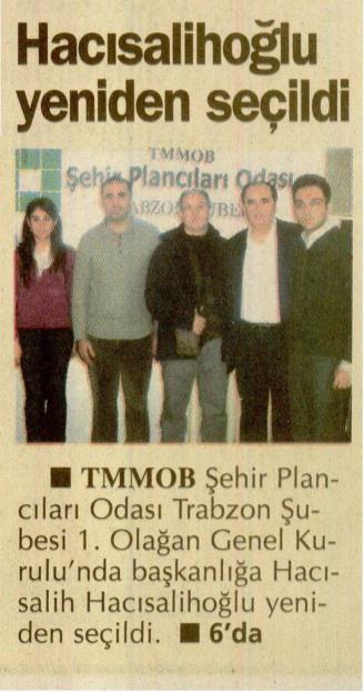 HACISALİHOĞLU YENİDEN SEÇİLDİ