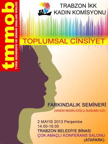 TMMOB İKK KADIN KOMİSYONU "FARKINDALIK SEMİNERİ" 
