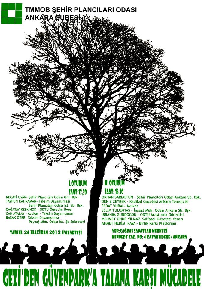 GEZİ`DEN GÜVENPARK`A  TALANA KARŞI MÜCADELE