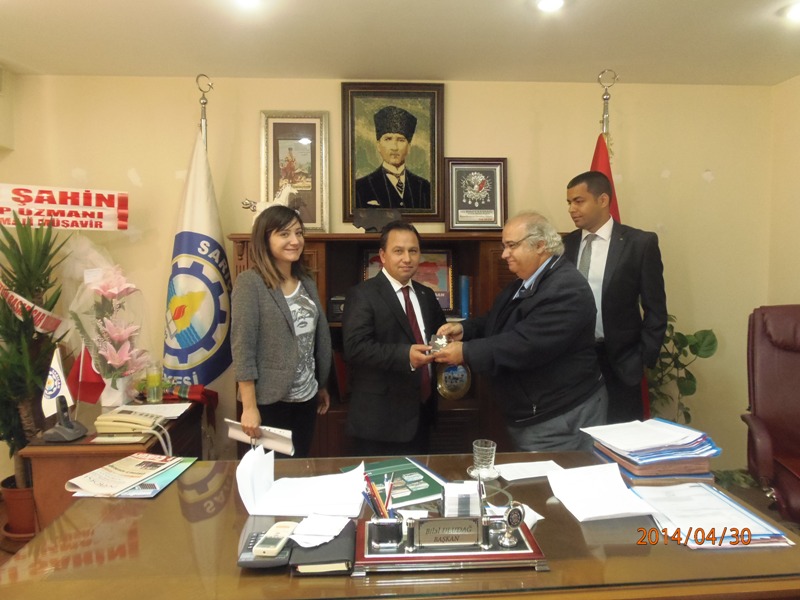 YÖNETİM KURULUMUZ SARIÇAM BELEDİYE BAŞKANI BİLAL ULUDAĞ'I MAKAMINDA ZİYARET ETTİ 