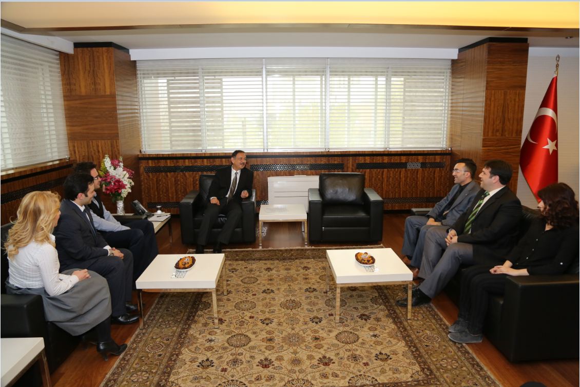 ŞUBEMİZ YENİ DÖNEM YÖNETİM KURULU KAYSERİ BÜYÜKŞEHİR BELEDİYE BAŞKANI MEHMET ÖZHASEKİ’Yİ MAKAMINDA ZİYARET ETTİ