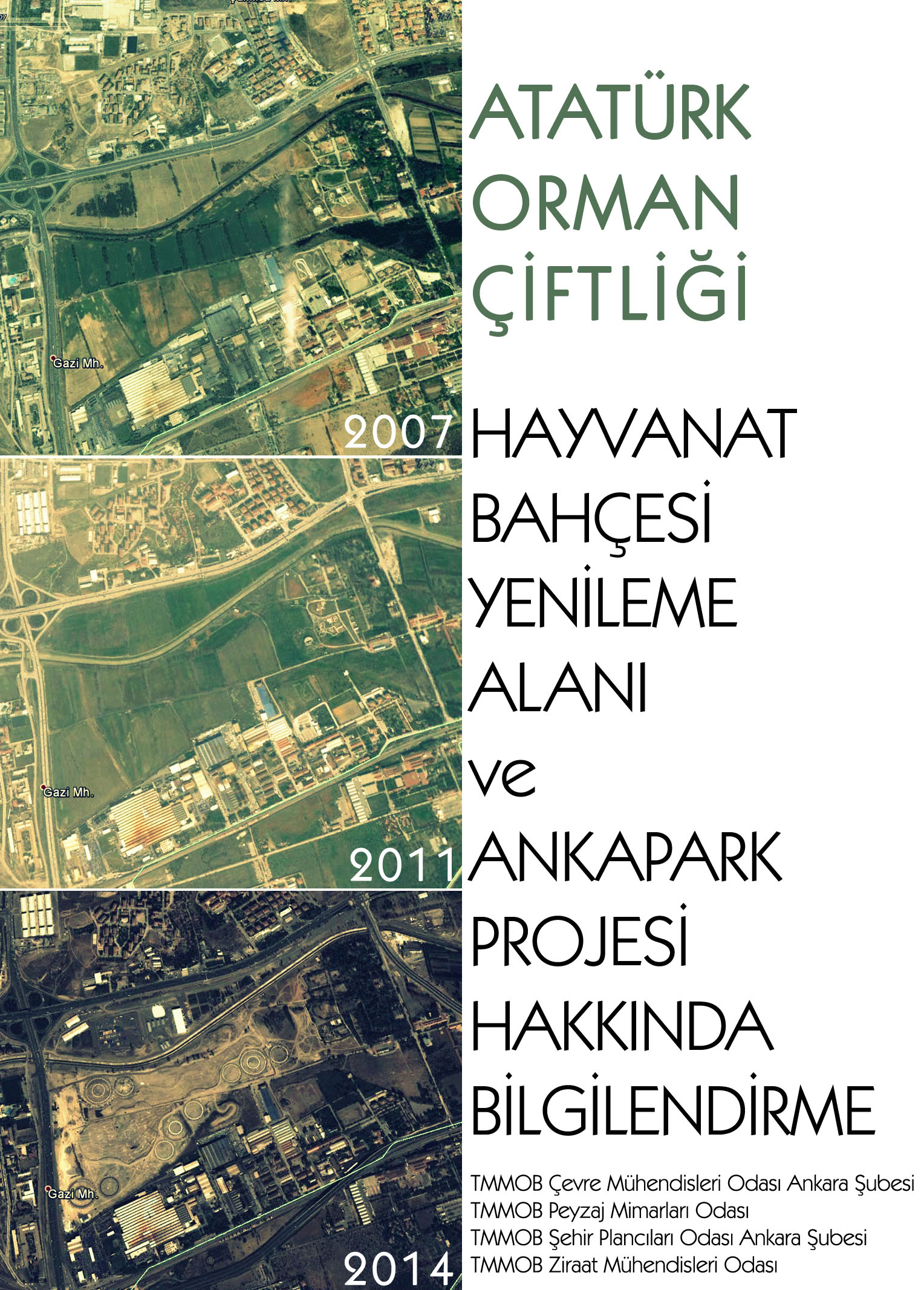 ATATÜRK ORMAN ÇİFTLİĞİ HAYVANAT BAHÇESİ YENİLEME ALANI & ANKAPARK PROJESİ HAKKINDA BİLGİLENDİRME