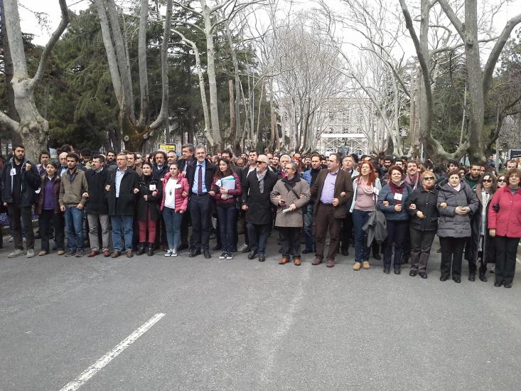 İSTANBUL MESLEK ODALARI KOORDİNASYONU'NDAN RAŞİT TÜKEL'E DESTEK