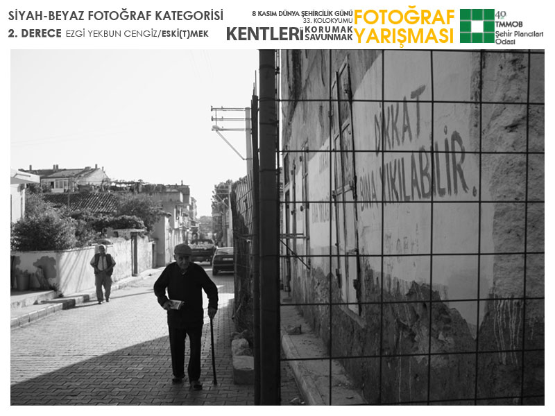 DÜNYA ŞEHİRCİLİK GÜNÜ 33. KOLOKYUMU KENTLERİ KORUMAK/SAVUNMAK FOTOĞRAF YARIŞMASI’NIN SONUCU AÇIKLANDI.