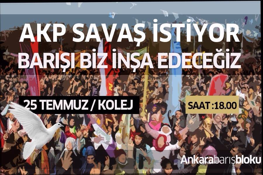 BARIŞ İÇİN YÜRÜDÜK 