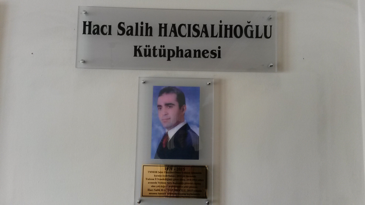 ŞUBEMİZDE "HACI SALİH HACISALİHOĞLU KÜTÜPHANESİ" AÇILMIŞTIR