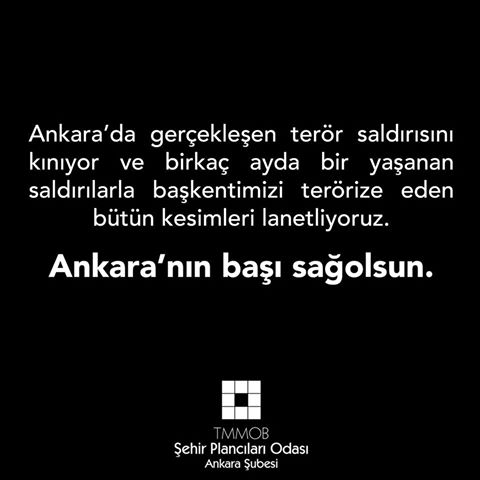 ANKARA`NIN BAŞI SAĞOLSUN
