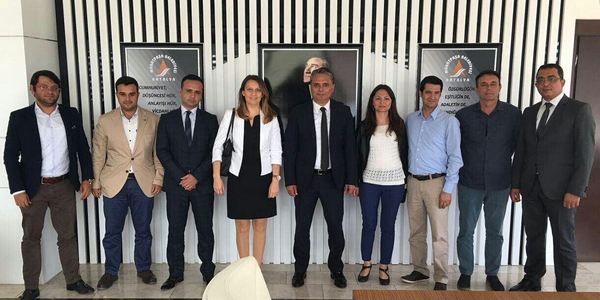 ŞUBEMİZ YENİ DÖNEM YÖNETİM KURULU ÜYELERİ MURATPAŞA BELEDİYE BAŞKANI SN. ÜMİT UYSAL`I MAKAMINDA ZİYARET ETTİ.