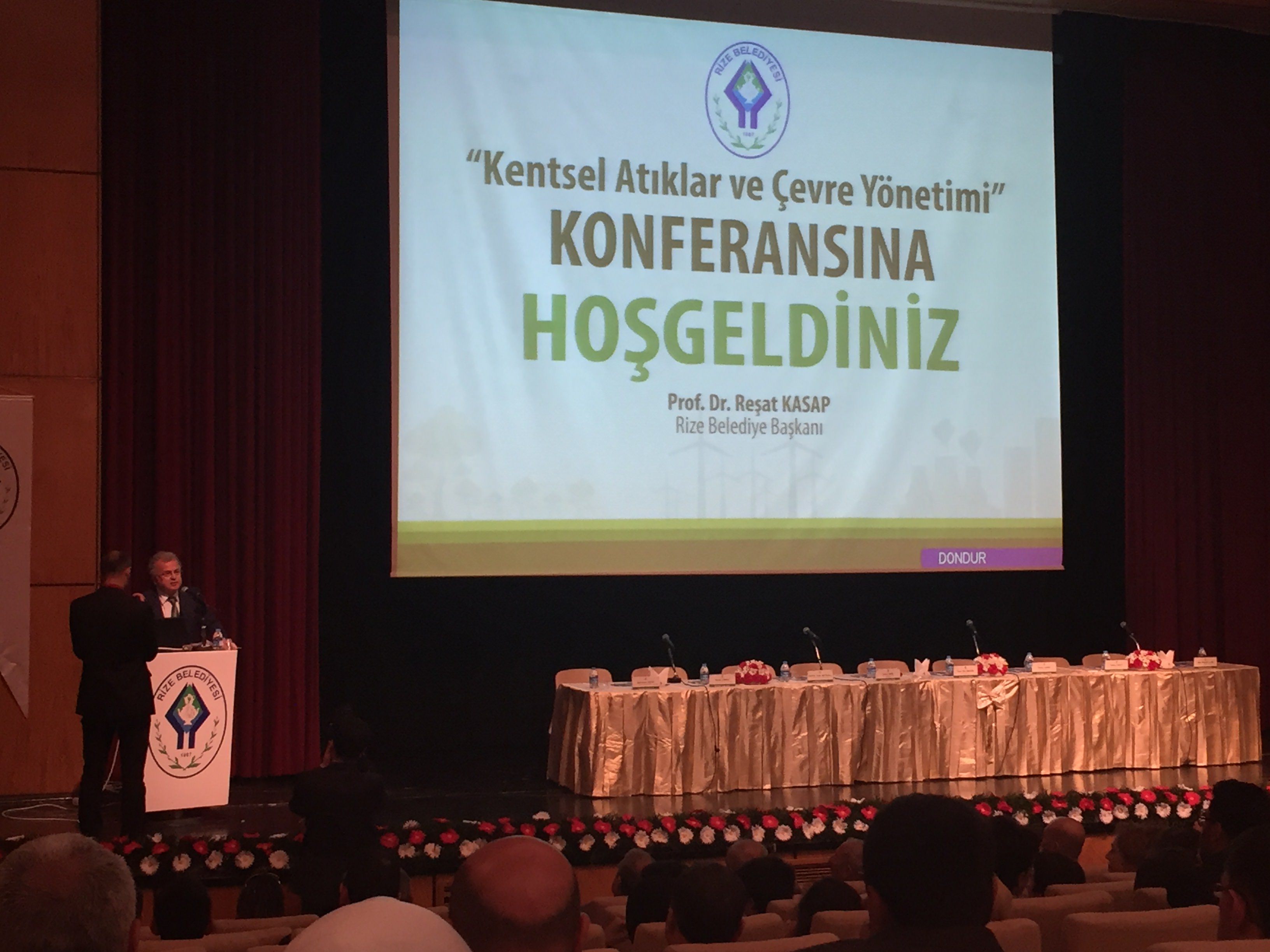 KENTSEL ATIKLAR VE ÇEVRE YÖNETİMİ KONFERANSINA KATILDIK