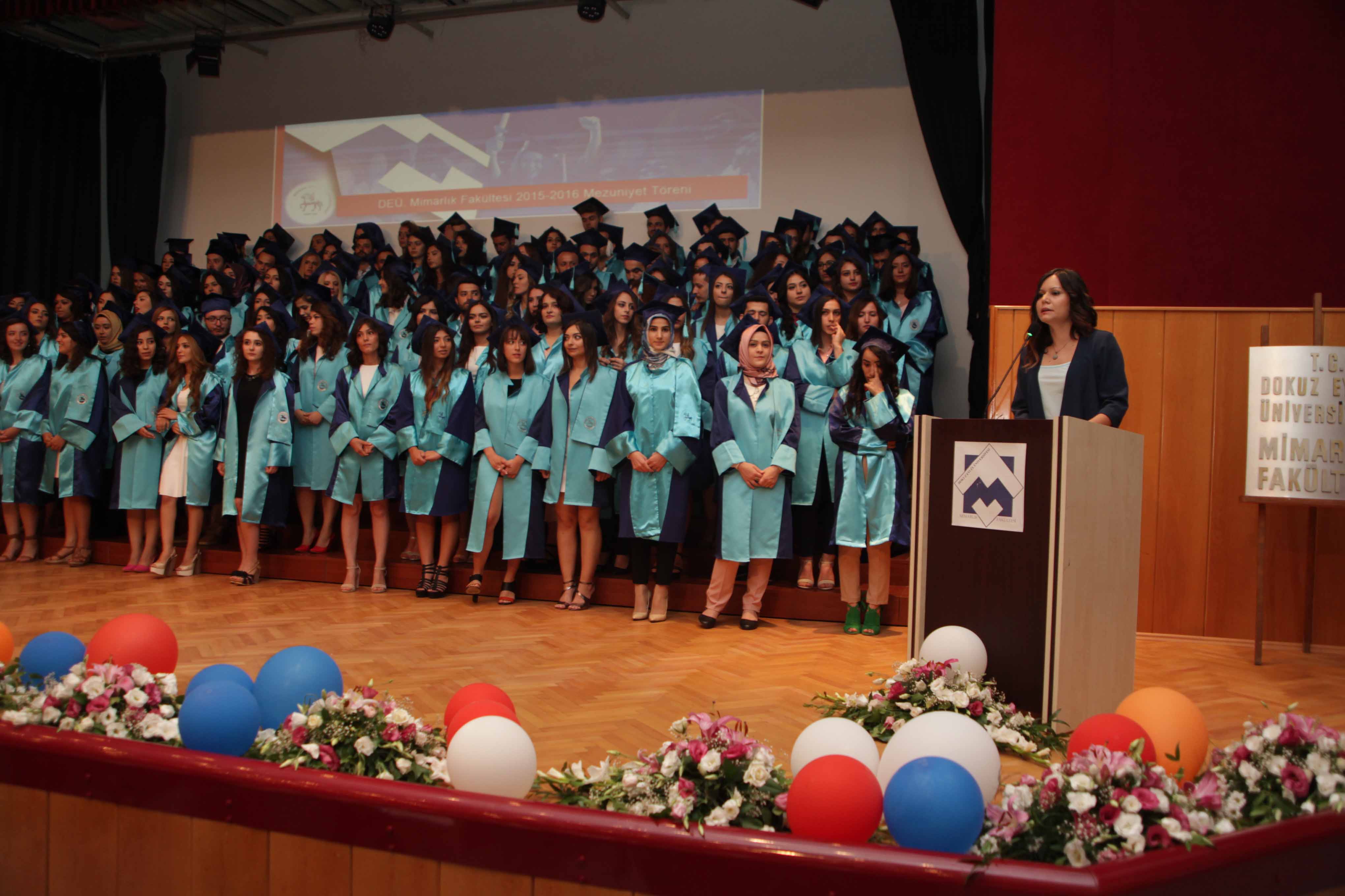 DOKUZ EYLÜL ÜNİVERSİTESİ VE İZMİR YÜKSEK TEKNOLOJİ ENSTİTÜSÜ MEZUNİYET TÖRENLERİ
