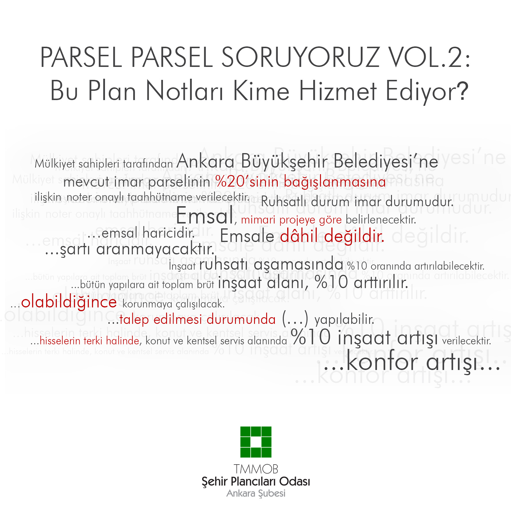 PARSEL PARSEL SORUYORUZ VOL.2 - BU PLAN NOTLARI KİME HİZMET EDİYOR?
