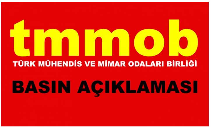 TMMOB`DAN BASIN AÇIKLAMASI : ÜLKEDE BARIŞ, DÜNYADA BARIŞ