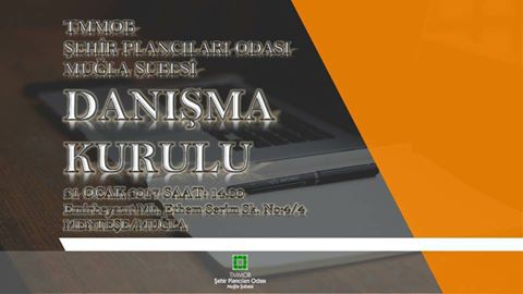 ŞUBEMİZİN 3. DANIŞMA KURULU TOPLANTISI 21 OCAK 2017 TARİHİNDE GERÇEKLEŞTİRİLECEKTİR
