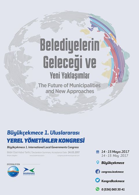 BÜYÜKÇEKMECE I.ULUSLARARASI YEREL YÖNETİMLER KONGRESİ DUYURUSU