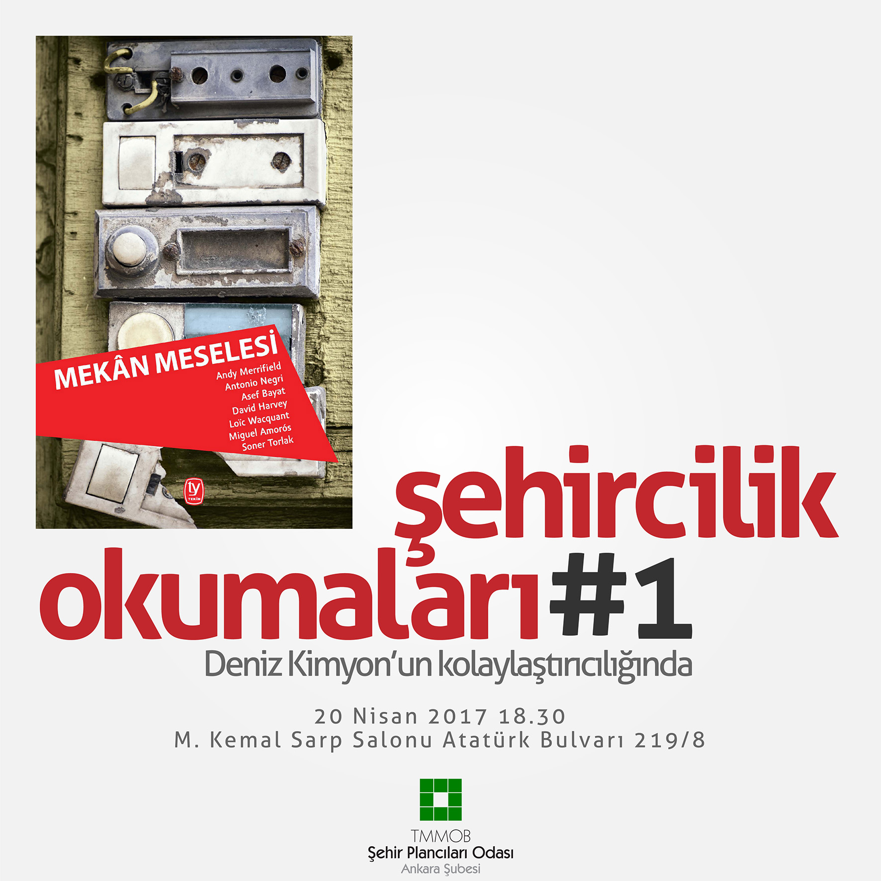 ŞEHİRCİLİK OKUMALARI #1 MEKAN MESELESİ 