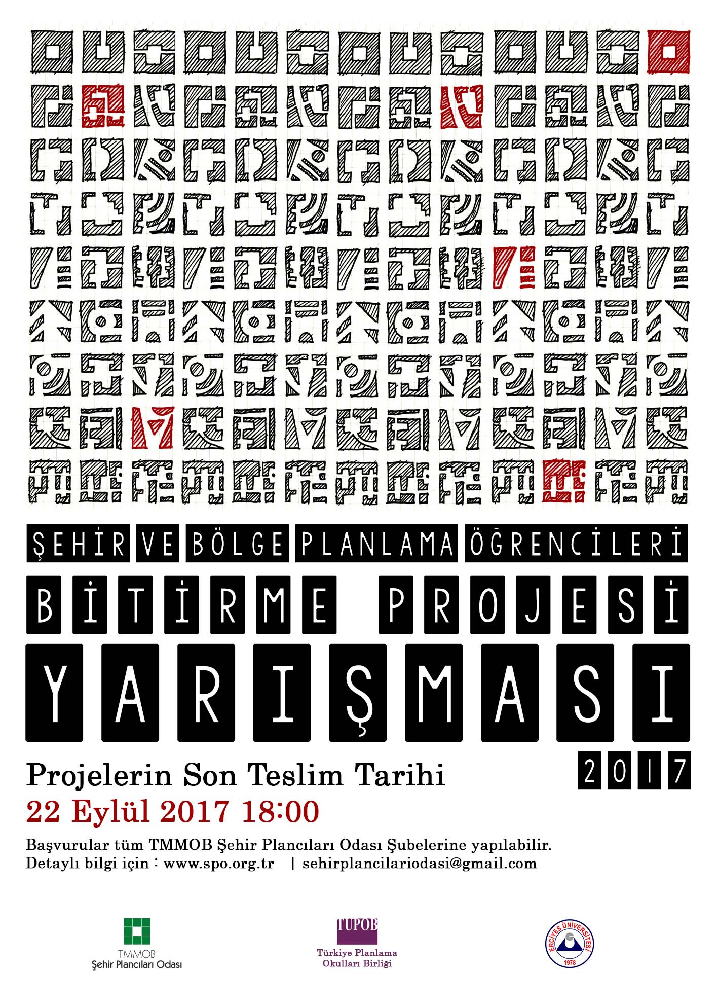 TUPOB ŞEHİR VE BÖLGE PLANLAMA BÖLÜMÜ ÖĞRENCİLERİ BİTİRME PROJESİ YARIŞMASI 2017