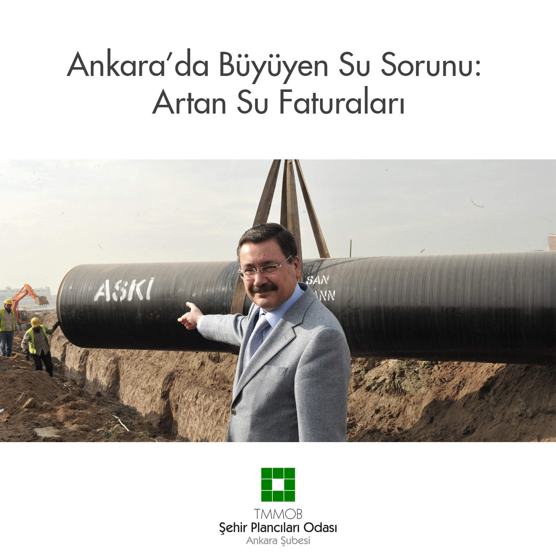 ANKARA'DA İÇME SUYU FİYATI ADI ALTINDA YAPILAN SOYGUNA SON VERİLSİN!