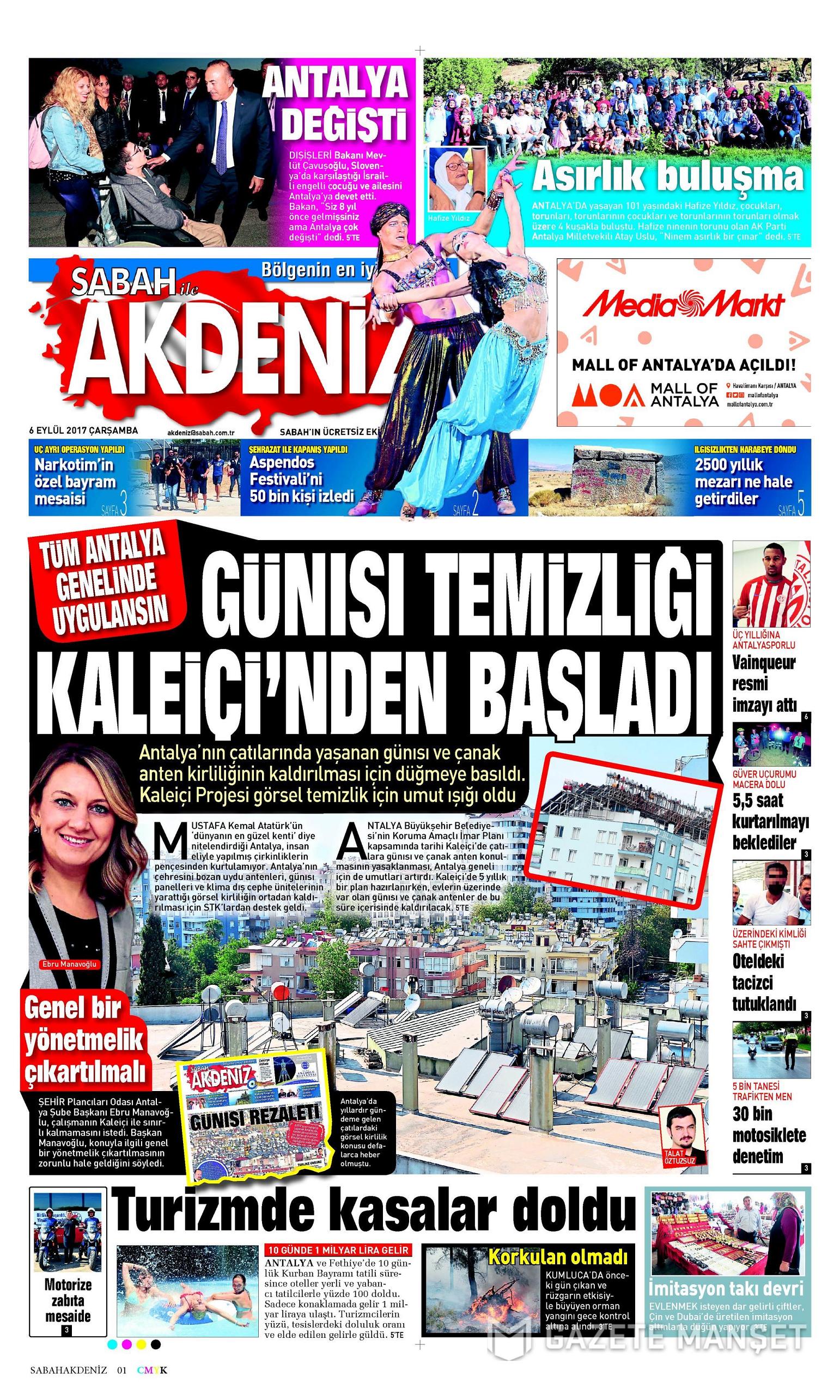 GÜNISI TEMİZLİĞİ KALEİÇİ`NDEN BAŞLADI.