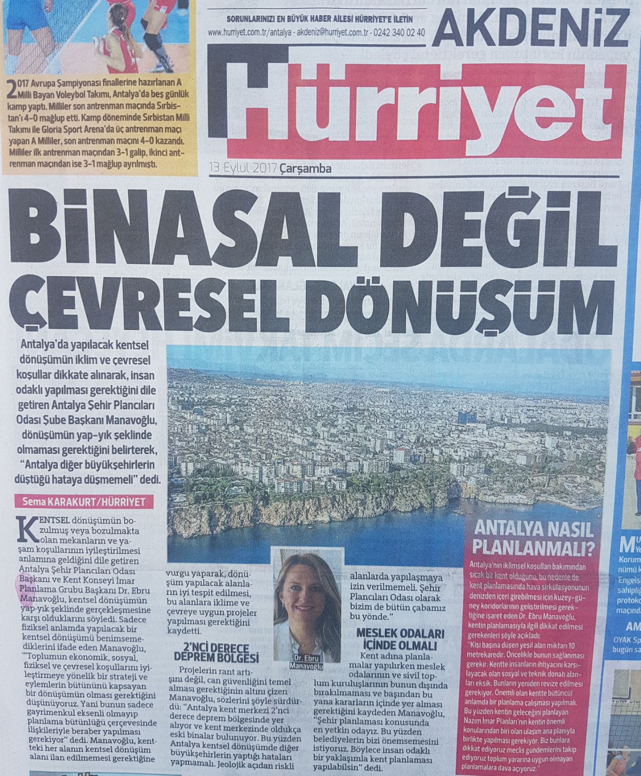 BİNASAL DEĞİL ÇEVRESEL DÖNÜŞÜM
