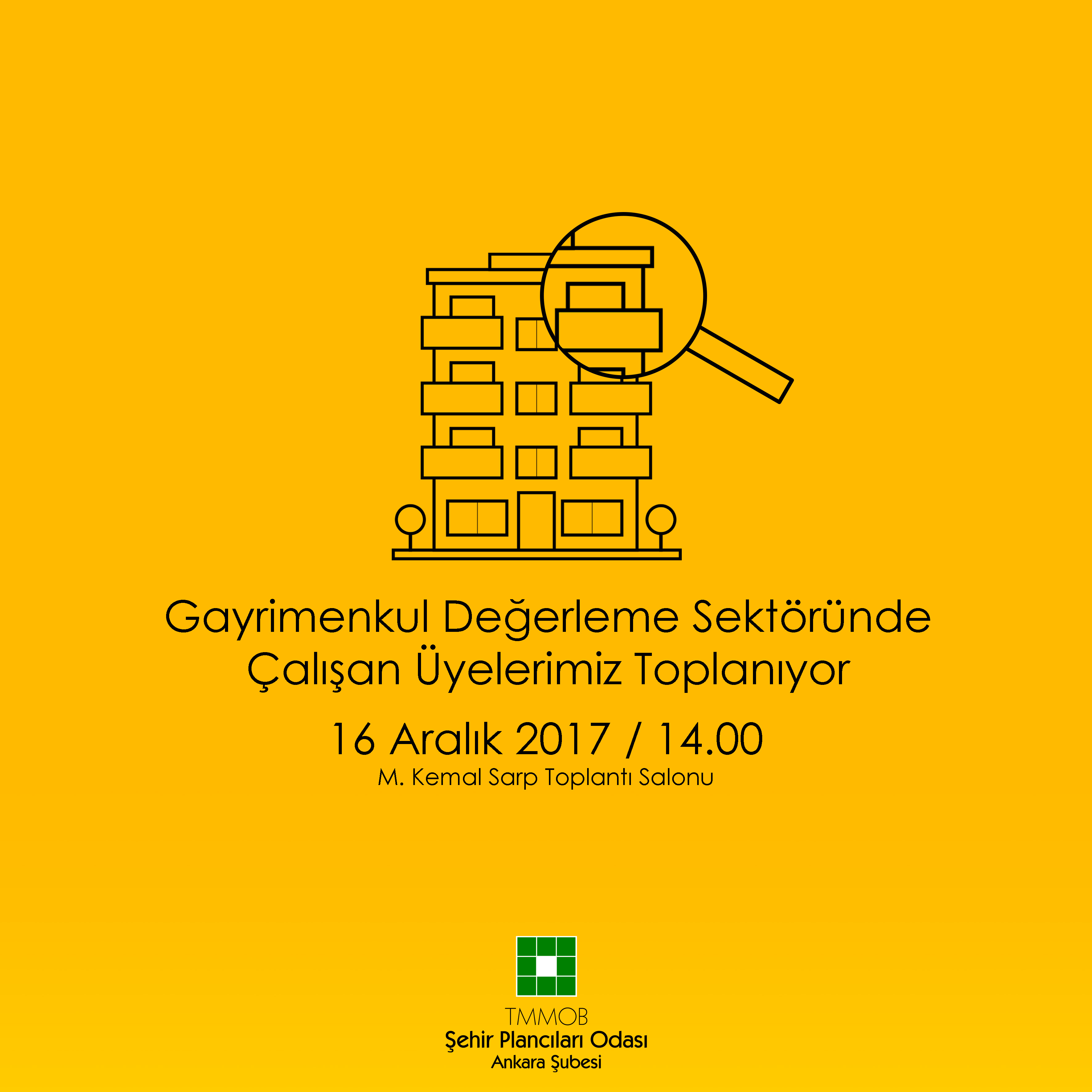 GAYRİMENKUL DEĞERLEME SEKTÖRÜNDE ÇALIŞAN ÜYELERİMİZ TOPLANDI