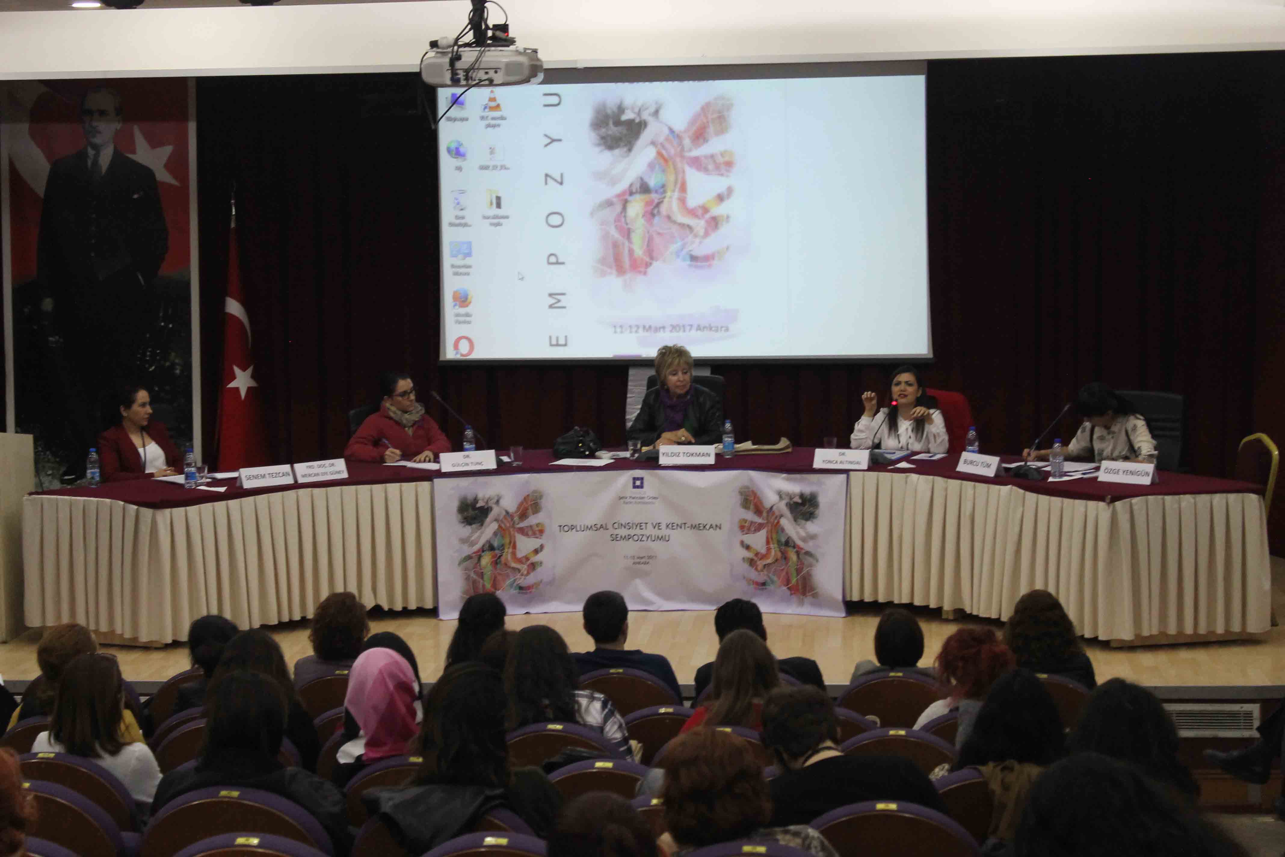 TOPLUMSAL CİNSİYET VE KENT-MEKAN SEMPOZYUMUNA KATILDIK