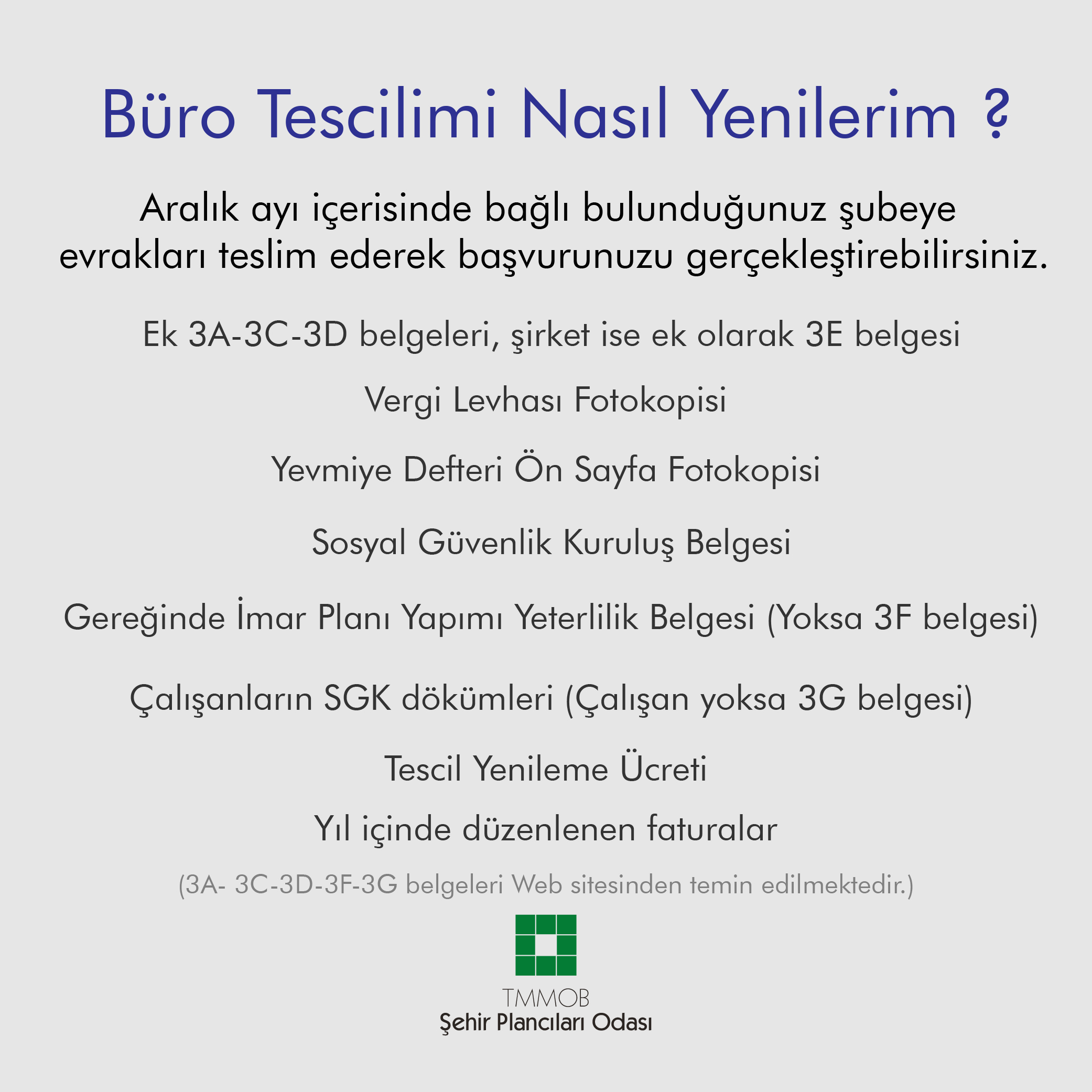 BÜRO TESCİLİMİ NASIL YENİLERİM ?