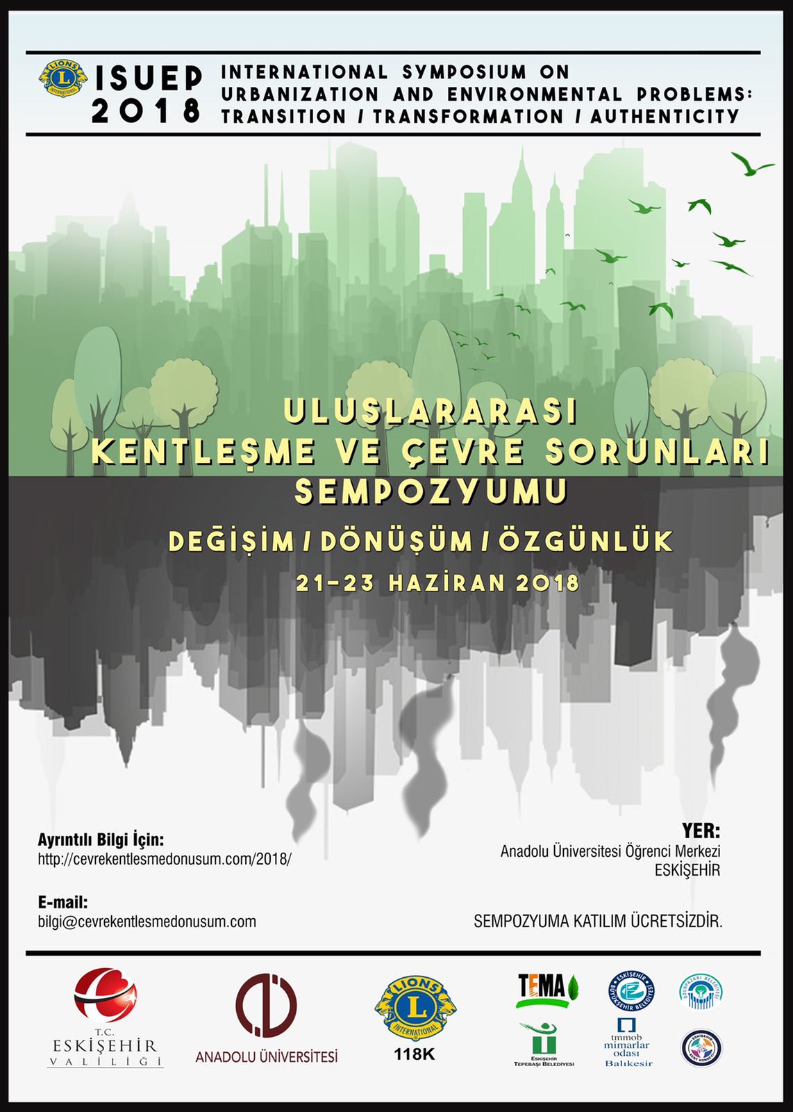 ULUSLARARASI KENTLEŞME VE ÇEVRE SORUNLARI SEMPOZYUMU