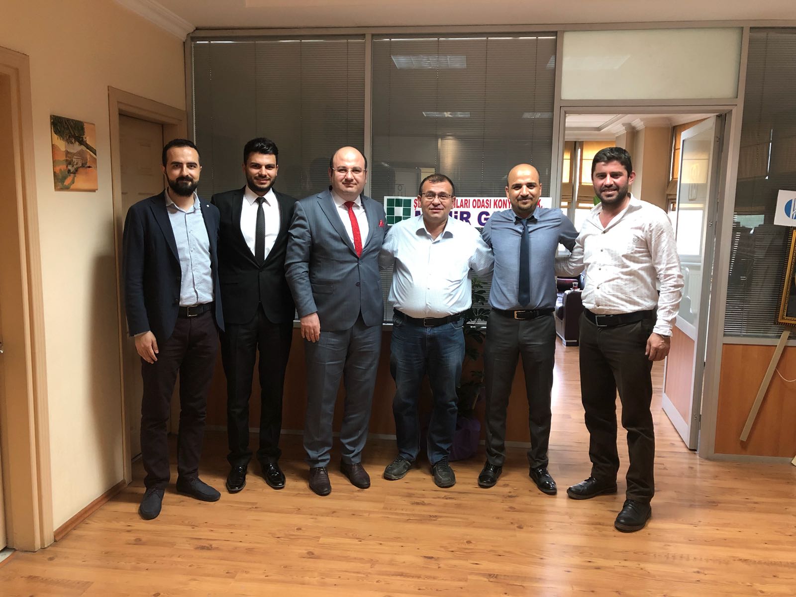 İNŞAAT MÜHENDİSLERİ ODASI KONYA ŞUBESİNE ZİYARETTE BULUNDUK