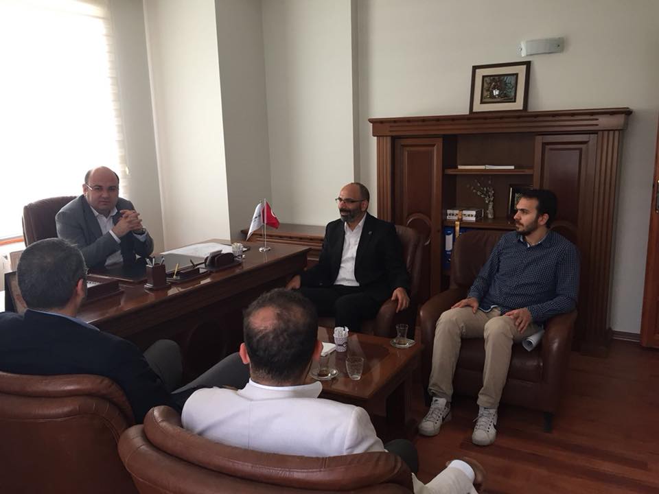 MSMB - MİMAR SİNAN MÜHENDİS VE MİMARLAR BİRLİĞİ KONYA TEMSİLCİLİĞİ ŞUBEMİZE ZİYARETE GELDİLER