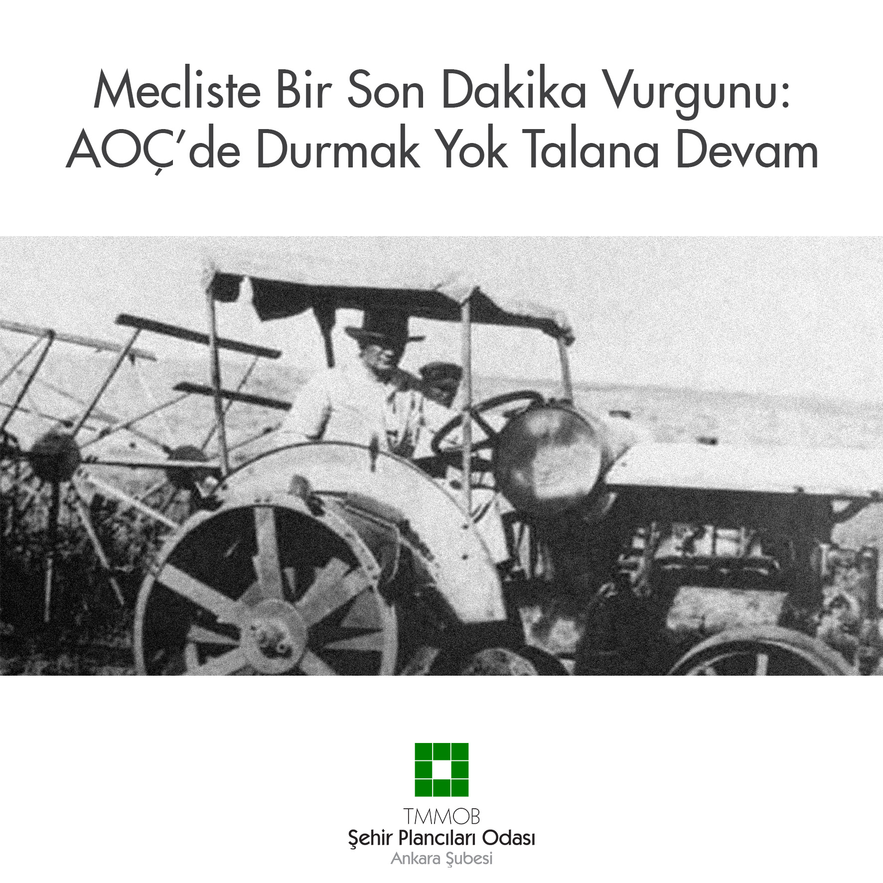 MECLİSTE BİR SON DAKİKA VURGUNU: AOÇ'DE DURMAK YOK TALANA DEVAM