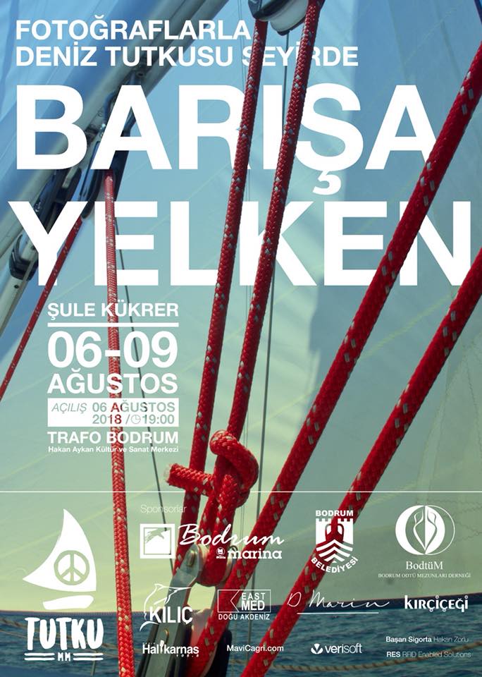 ŞUBE YÖNETİM KURULU ÜYEMİZ ŞULE KÜKRER'İN 'BARIŞA YELKEN'' SERGİSİNE KATILDIK