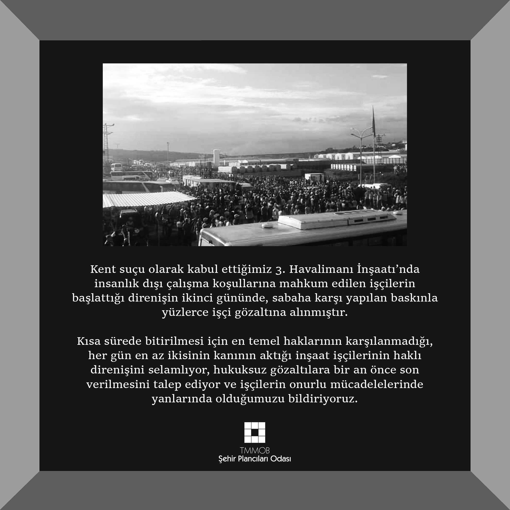 3. HAVALİMANI İŞÇİLERİNİN YANINDAYIZ!