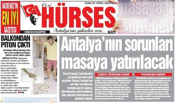 ``ANTALYA`NIN SORUNLARI MASAYA YATIRILACAK``