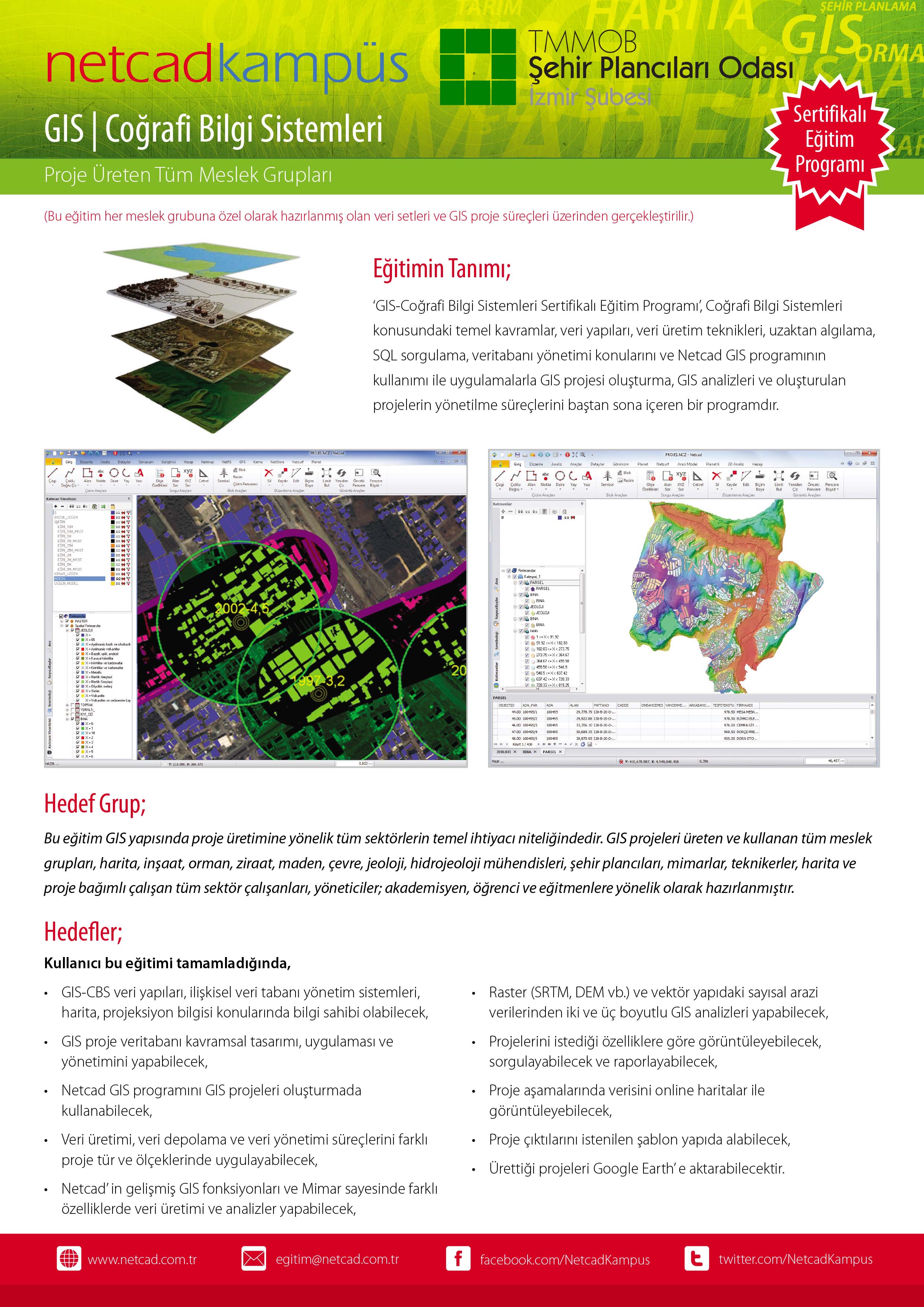 SERTİFİKALI GIS EĞİTİM PROGRAMI BAŞVURULARIMIZ BAŞLAMIŞTIR.