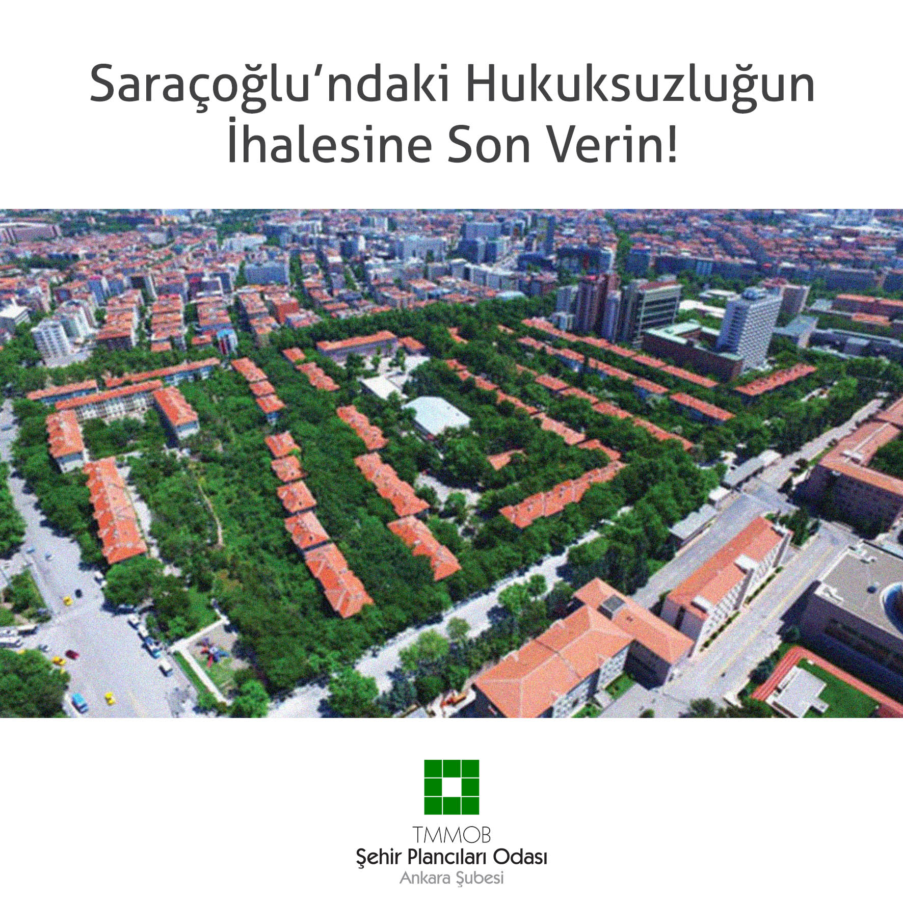SARAÇOĞLU`NDAKİ HUKUKSUZLUĞUN İHALESİNE SON VERİN!