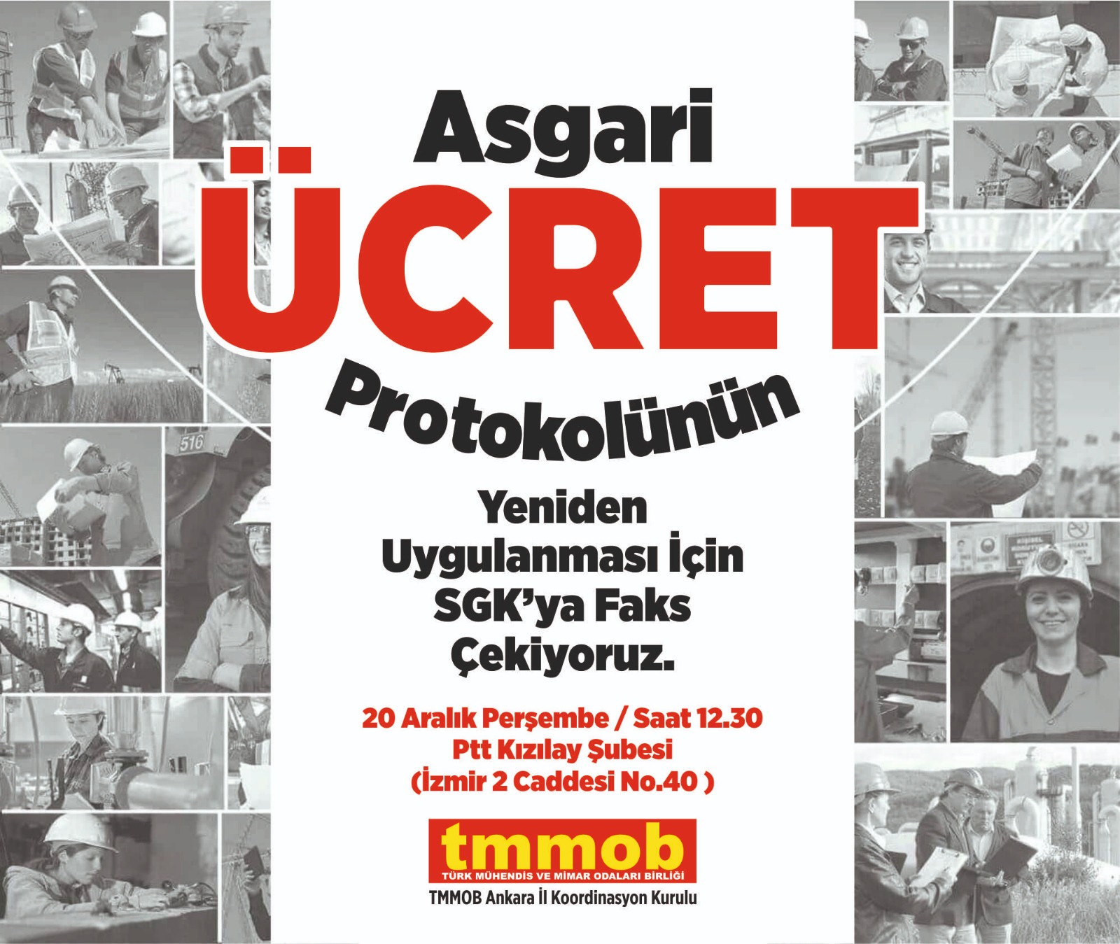 SGK`YA FAKS ÇEKİYORUZ