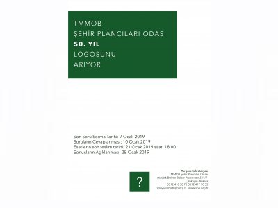 TMMOB ŞEHİR PLANCILARI ODASI 50.YIL LOGOSU TASARIM YARIŞMASI
