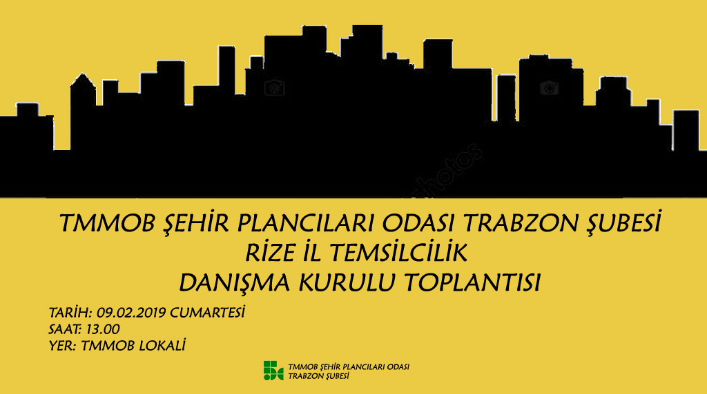 RİZE İL TEMSİLCİLİK DANIŞMA KURULU TOPLANTISI YAPILDI.