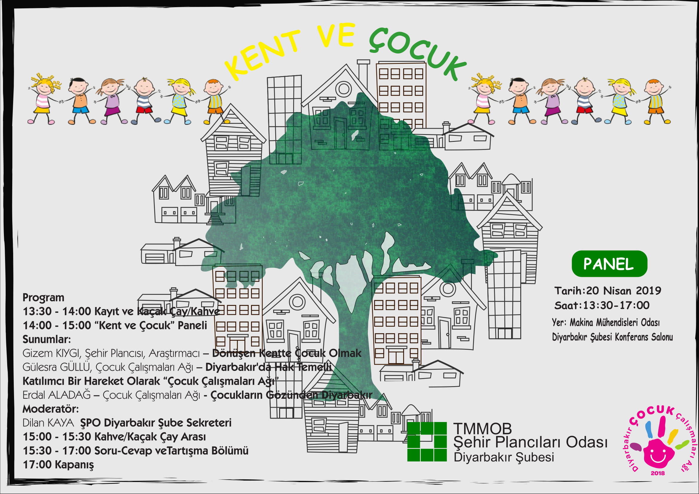 "KENT VE ÇOCUK" PANELİ DAVET!