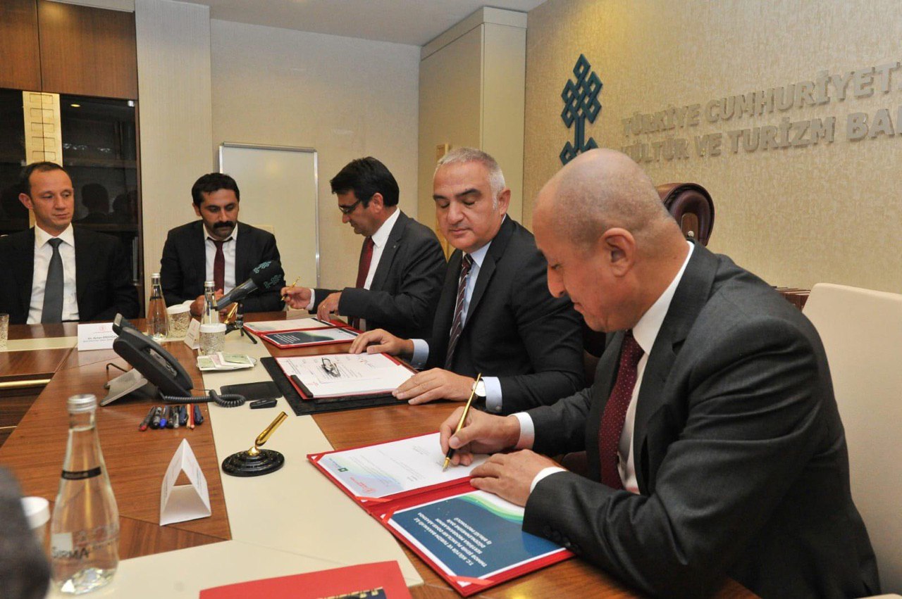 ODAMIZ İLE KÜLTÜR VE TURİZM BAKANLIĞI ARASINDA PROTOKOL İMZALANDI.